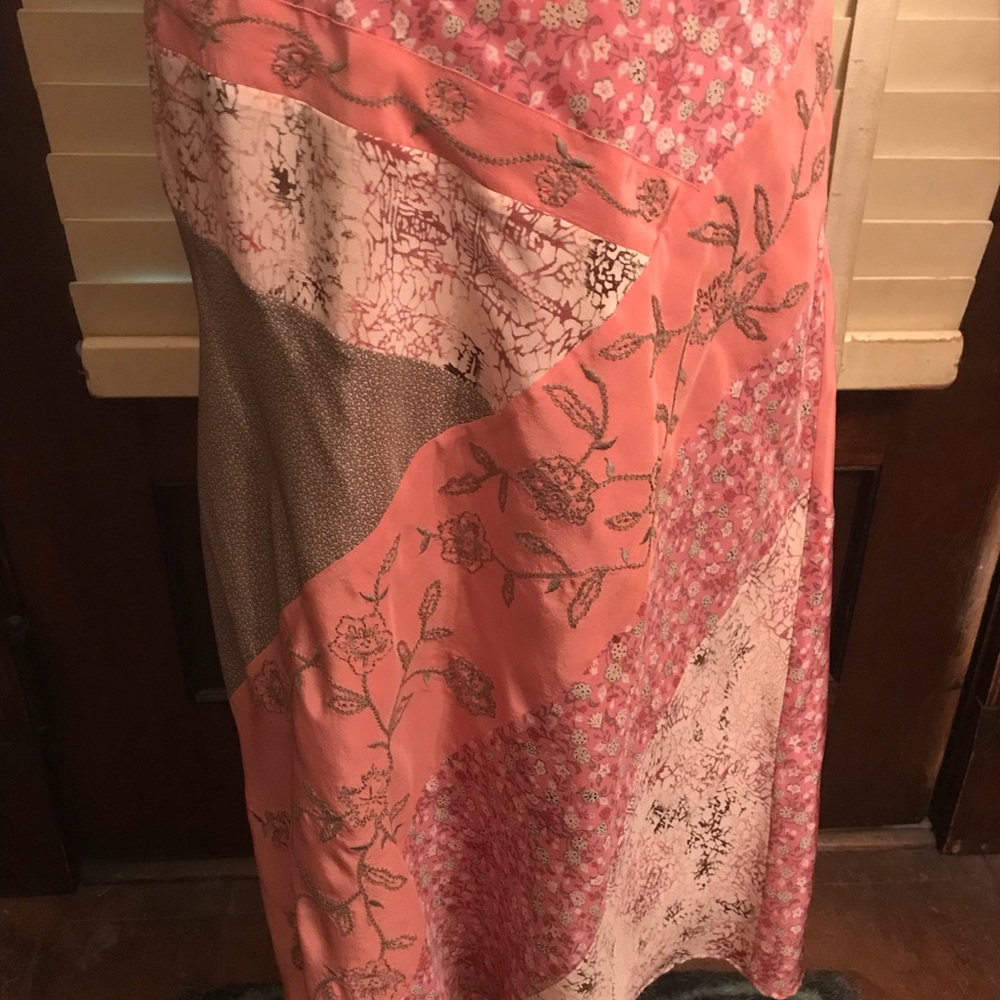 J. Jill silky batik print skirt